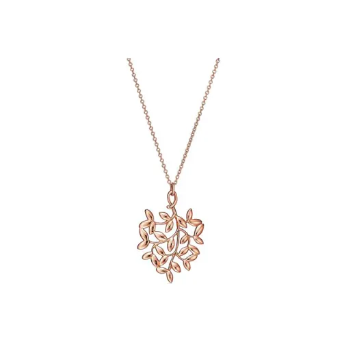 TIFFANY CO. Paloma Picasso 18К Розовое Золото Ожерелье Женское Розовый