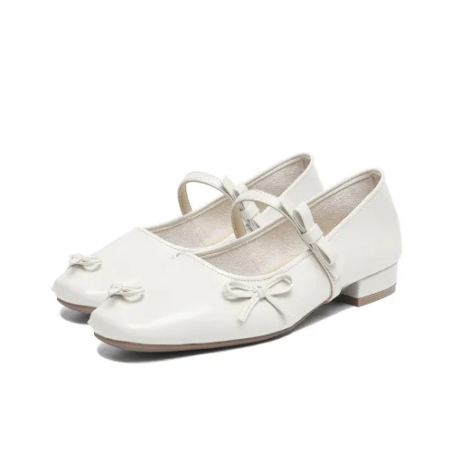 FOXER Квадратный каблук Mary Jane Женские туфли