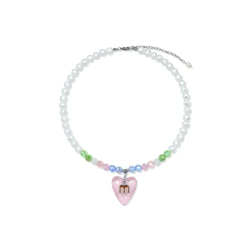 AWE Shell Pearl Titanium Steel Necklace with Skirt Perfect for Summer Y2K Urban Chic Styling Accessories Women's