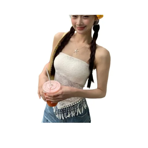 Aimilian Светло-абрикосовые Женские Майки