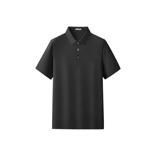 SUNDANCE Бизнес Повседневный Стиль Универсальный Воротник-стойка Удобный Минималистский Фэшн Легко сочетается Поло Мужской