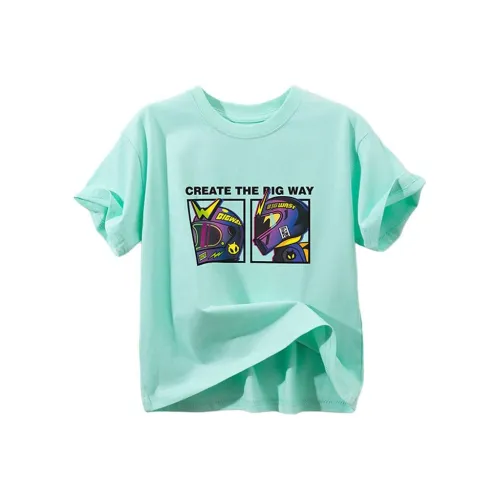 BIG WASP Изумрудно-зеленая детская футболка T