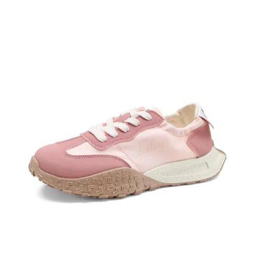 FOXER x MARINO ORLANDI Износостойкий Низкий Топ Casual Женский Розовый