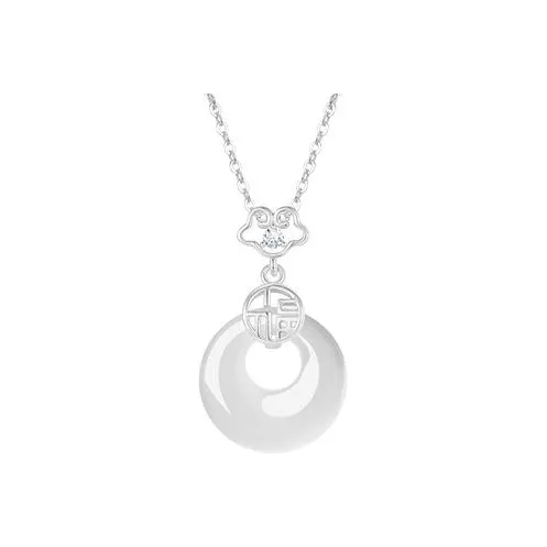 EUA Блестящие Ожерелья с Цирконием Женские