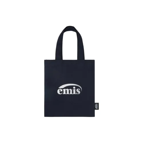 Emis Хлопок Повторно используемая сумка Mini Унисекс Морской синий