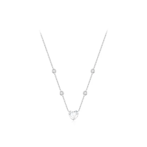 Cuz Strange Intention Циркон Ожерелья Женское Серебро