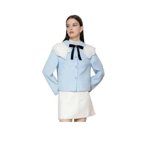 Caroline Куртки и Пальто Женские Светло-Синий