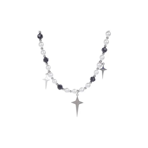 KING OF BLING Сплав Циркон Искусственная жемчужина Ожерелья Мужской