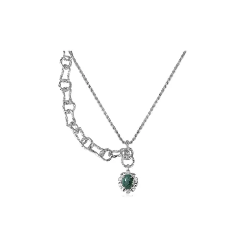 YVMIN 925 стерлинговое серебро цепочка на ключицу ожерелье унисекс серебряное