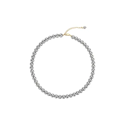 Social Talent Искусственный кристалл Искусственная жемчужина Золото с покрытием Медные ожерелья Женские