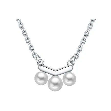 BABYBEI 925 стерлинговое серебро жемчужная раковина ожерелья женские