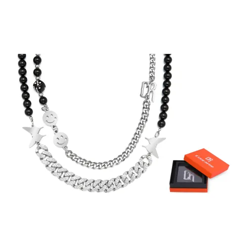 Cooraree Титановые стальные ожерелья унисекс