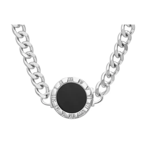 DOWER HALL Титановая сталь Ожерелья из жемчужной раковины Унисекс