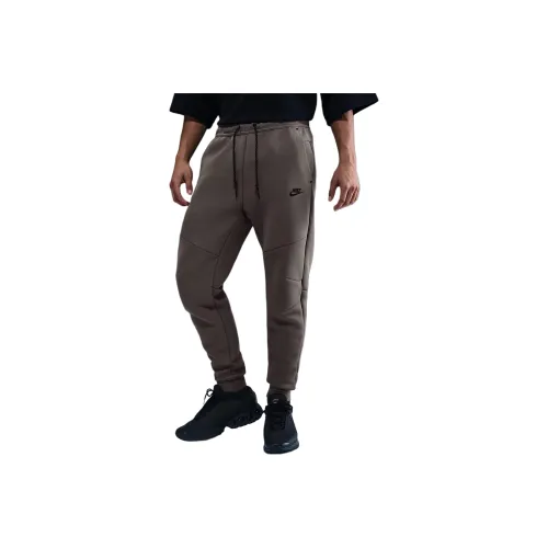 Найк Вязаные Тренировочные Штаны Мужские Кофейного Цвета