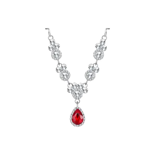 Серебряная отделка Высокое качество Сплав Мода Ожерелье Женское