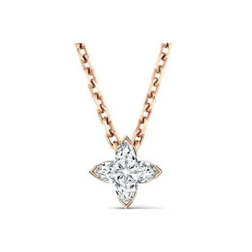 LOUIS VUITTON Ожерелье с рубинами Унисекс Розовое золото