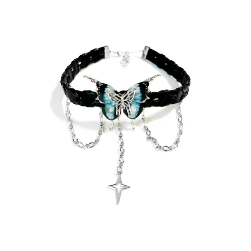 KING OF BLING Сплав Кожа Ожерелья Унисекс