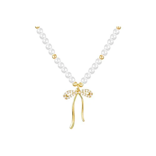 WAW Золото-покрытое медное ожерелье для женщин