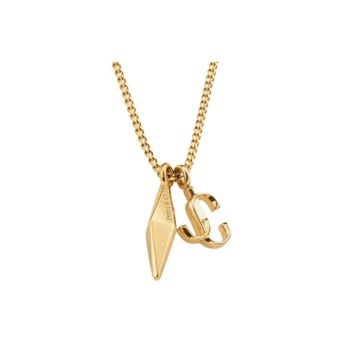 Jimmy Choo Brass Necklaces Унисекс Золото