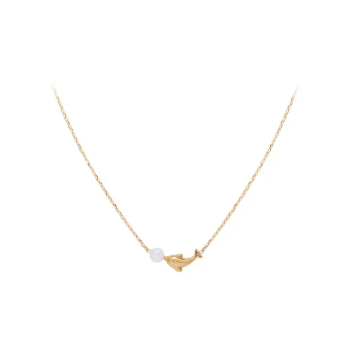 NATURALLYJOJO Титановые стальные ожерелья женские золотые