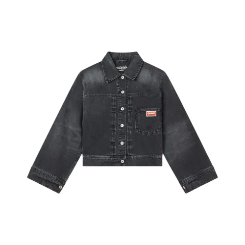 KENZO Черные Женские Джинсовые Куртки