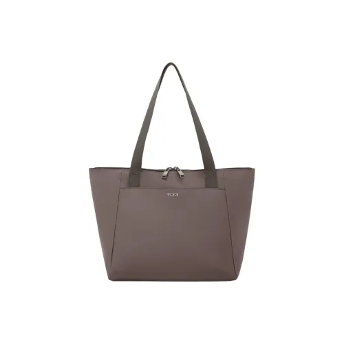 TUMI Нейлон Тоут Сумка Сумка для покупок Сумка на плечо Маленькая Женская Светло-коричневая