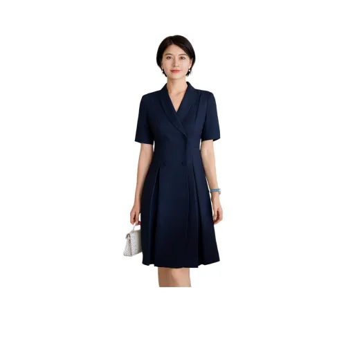 ONE SHALLOW Короткий рукав Платье Женское