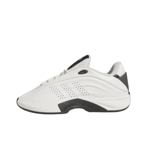 Adidas Nova IIInfinity Дышащая Поддержка Низкий Топ Винтажные Баскетбольные Кроссовки Унисекс Белый