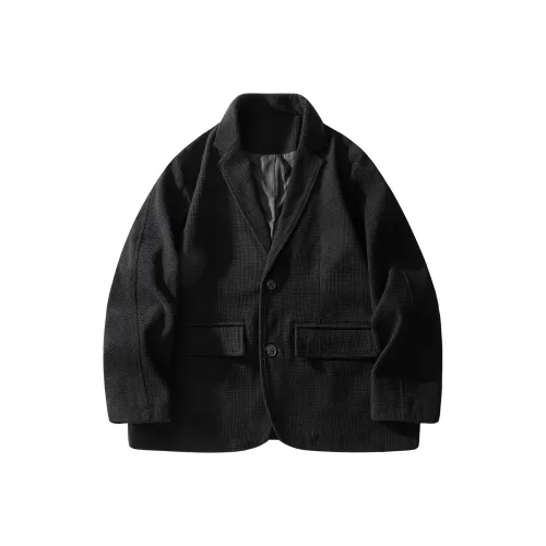 HZWH Мужские черные куртки