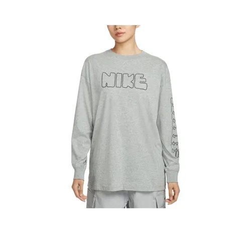 NIKE Серые Женские Футболки