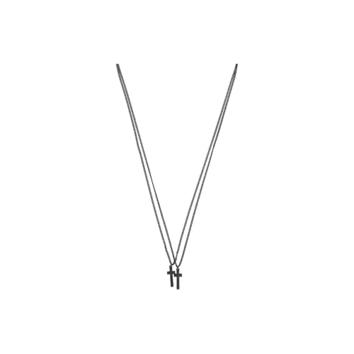 DSQUARED 2 Латунь Олово Сплав Ожерелье Мужское Черное