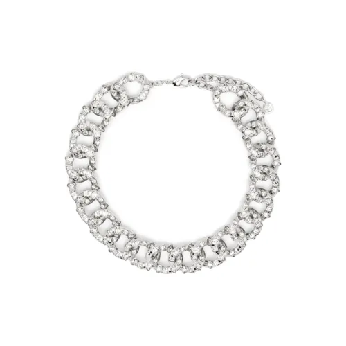 Swarovski Imber родиевое покрытие кристалл Swarovski ожерелья женский серебряный