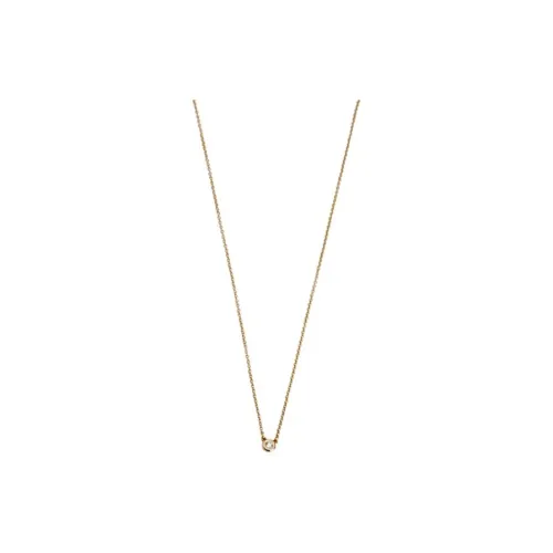 TIFFANY CO. Elsa Peretti® 18К Розовое золото ожерелье с алмазами унисекс