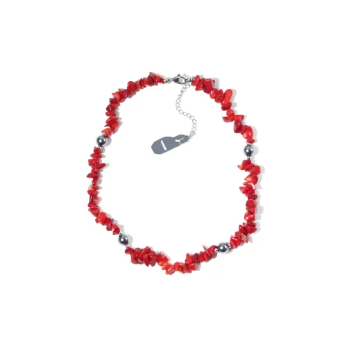 Get'em ON Pure Красный Ожерелье с Крошечными Камнями Женское