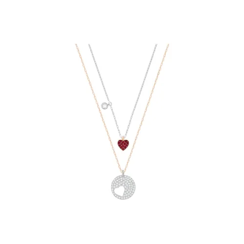 Swarovski Crystal Wishes Сплав Ожерелье Красный Женское