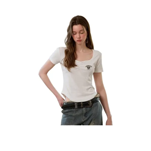 CHOCOOLATE Стандартная T-рубашка Женская WHX белый