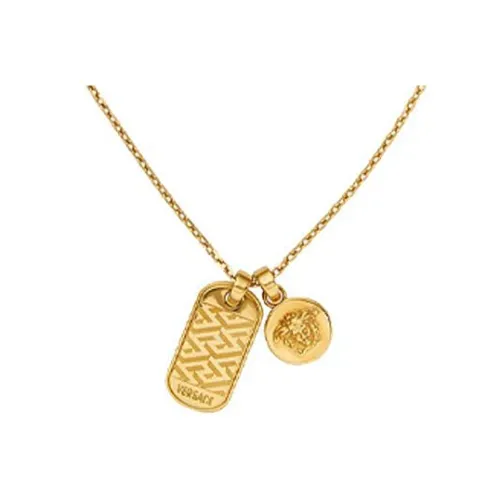 VERSACE Металлические ожерелья Золото Мужской