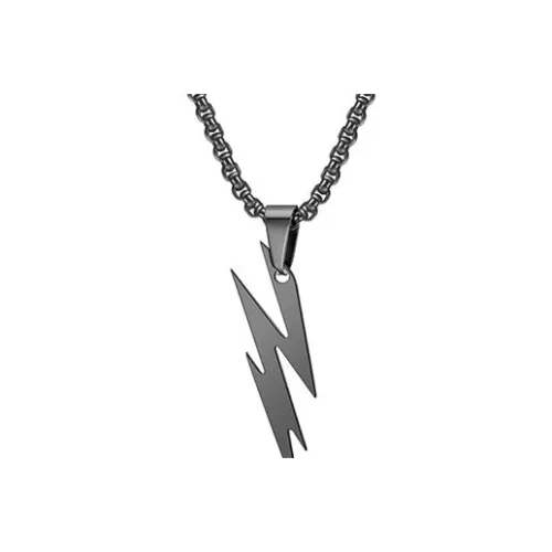 BYG Ожерелья из нержавеющей стали Унисекс Черный