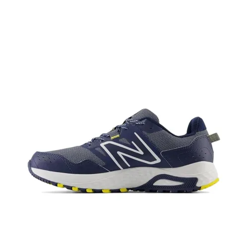 New Balance NB 410 V8 Дышащие Низкие Кроссовки для Бега Мужские Синие Белые