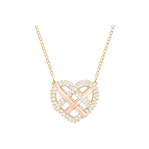 Swarovski Greeting Heart Ожерелье Золотое Женское