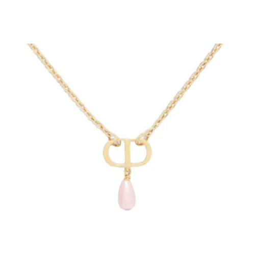 DIOR Металлические ожерелья Унисекс Розовый