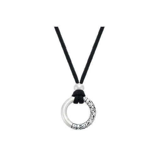 ENFANTIN Титановая сталь Нефритовая нить Ожерелья унисекс