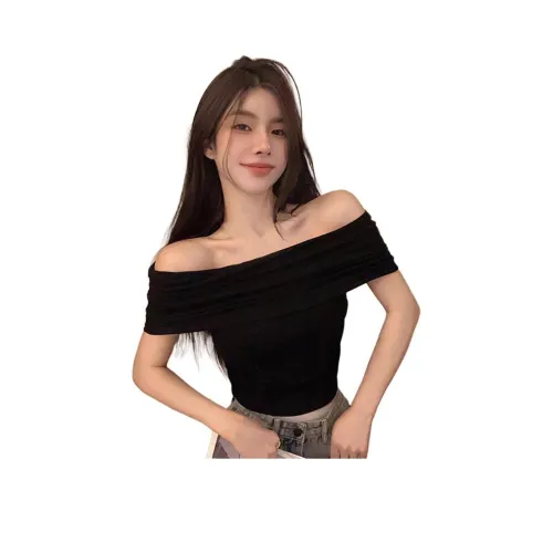 Puppytown Черные Женские Футболки