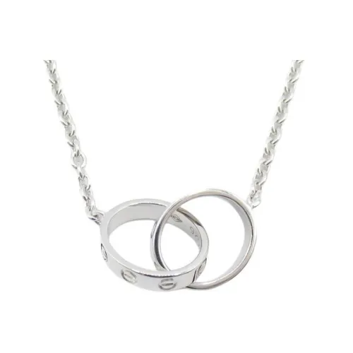 Колье Cartier 18K Белое золото Женское Серебро