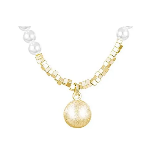 Rhymes Золото-покрытое медное ожерелье для женщин