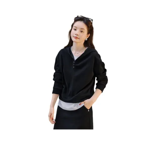 Mo Han Yi Mei Свитшот Женский Черный