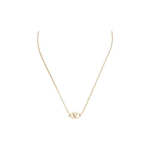 Valentino Металлические ожерелья Женские Золото