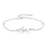 Изящный Flutter Коллекция (Для танцев Бабочка Браслет среди Цветов)