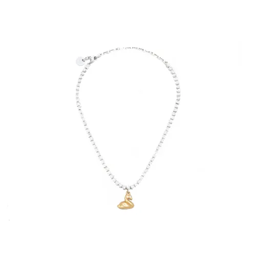 MARNI Латунь Стекло Ожерелья Женские Белые