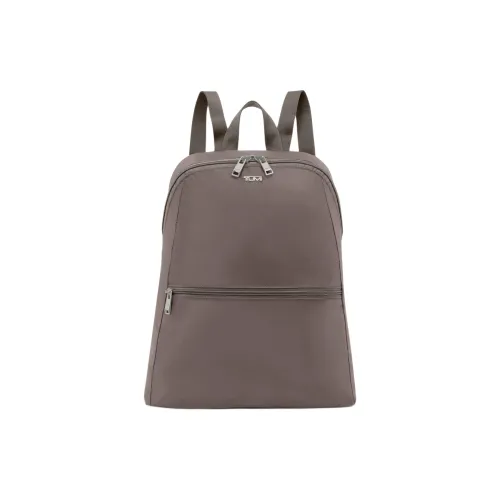 TUMI Nylon Backpack Unisex Light Brown